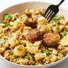 Roasted Cauliflower & Falafel Dish with Za’atar & Lemon Tahini Sauce