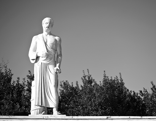 Hippocrates statue