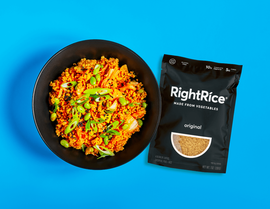 RightRice® and Splendid Spoon Kimchi Bowl together